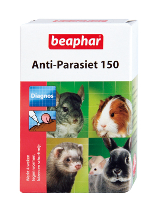Beaphar Knaagdierverzorging Anti Parasiet Knaagdier 150 - 4 pipetten
