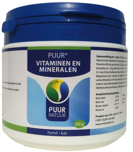 Puur Paarden Vitaminen / Mineralen H+K 250 gram
